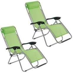 Garden Gear Zero Gravity Chair - Apple Green -Van Meuwen G0882 2