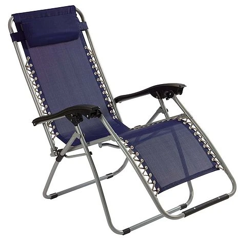Garden Gear Zero Gravity Chair - Navy 5 Garden Gear Zero Gravity Chair - Navy - Image 5