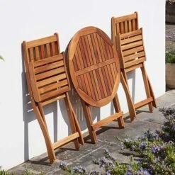 Garden Gear Acacia Hardwood Bistro Set -Van Meuwen G2856 3 2000x2000 1