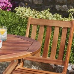 Garden Gear Acacia Hardwood Bistro Set -Van Meuwen G2856 5 2000x2000 1