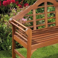 Garden Gear Acacia Lutyens Bench 7 Garden Gear Acacia Lutyens Bench -Van Meuwen G2860 2