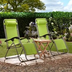Garden Gear Zero Gravity Chair - Apple Green -Van Meuwen G3728 LS1